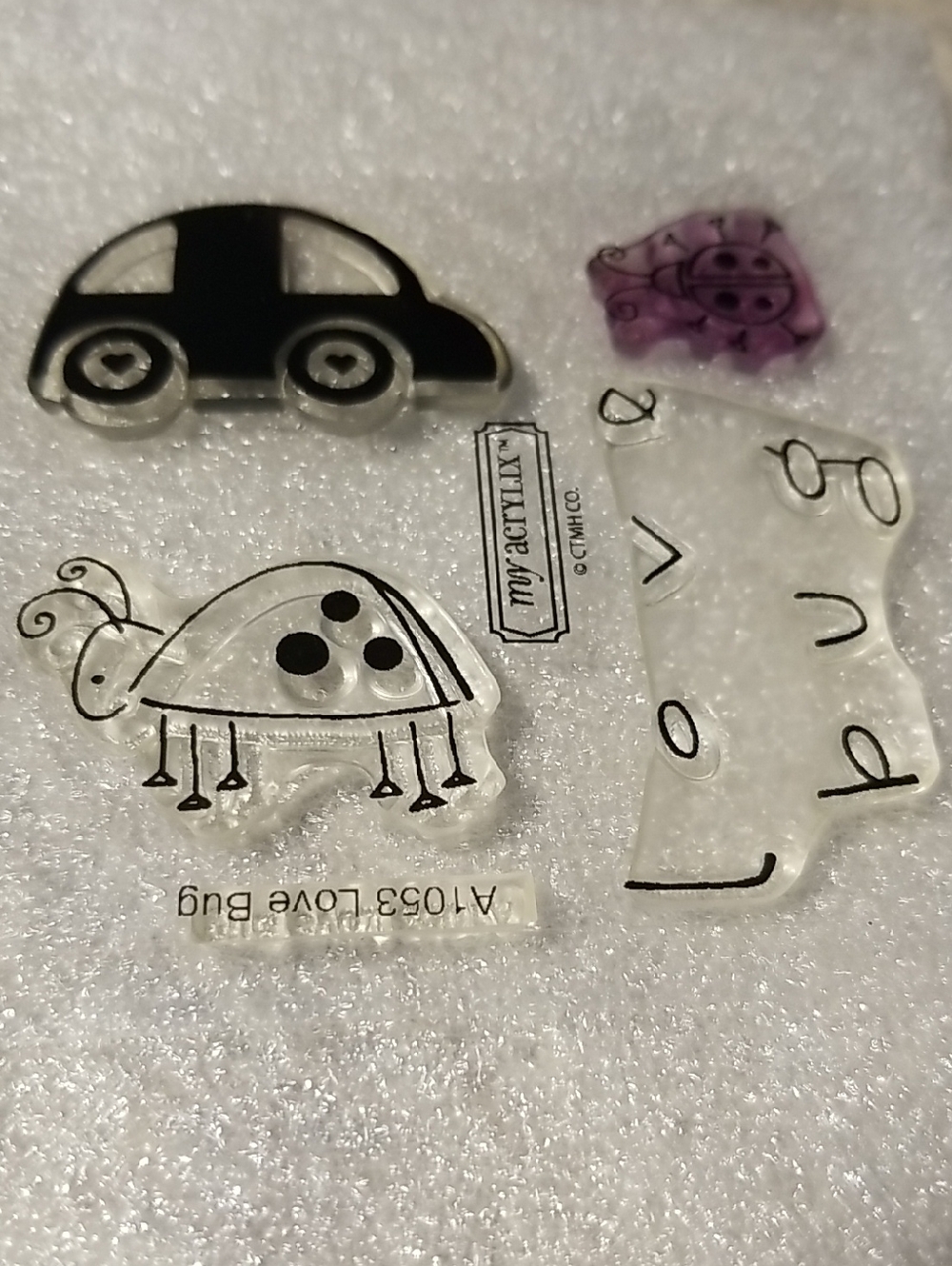 Close To My Heart Clear Stamp Set - Love Bug My Acrylix